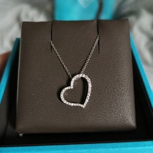 Birks diamond heart necklace